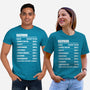 Gemini Facts Chart-Unisex-Basic-Tee-MaxoArt