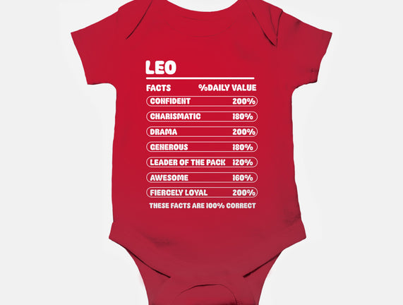 Leo Facts Chart