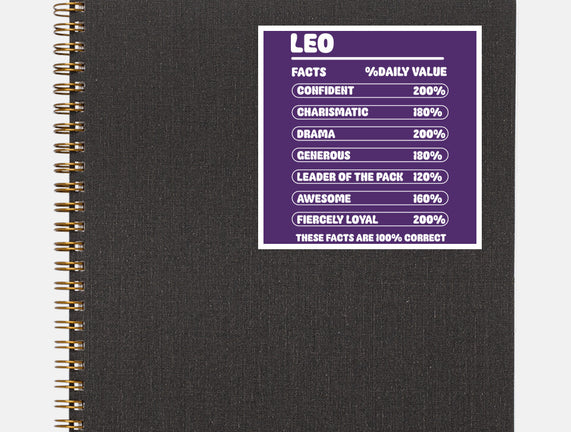 Leo Facts Chart