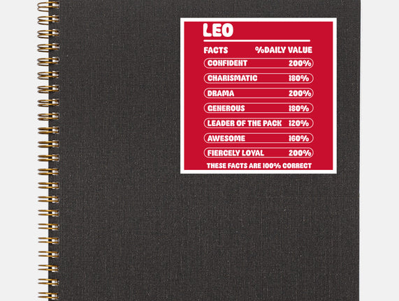 Leo Facts Chart