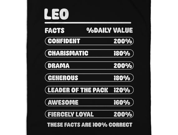 Leo Facts Chart