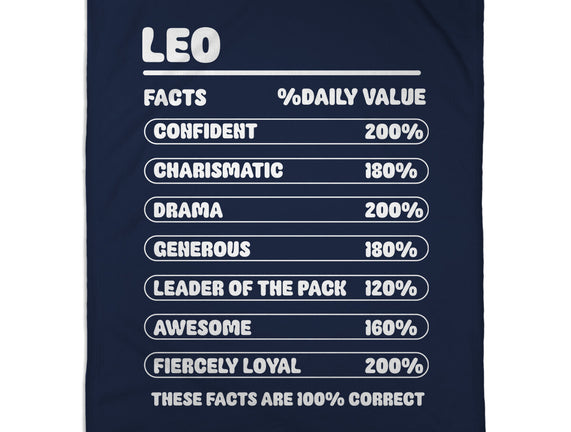 Leo Facts Chart