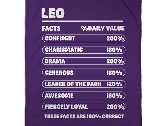 Leo Facts Chart