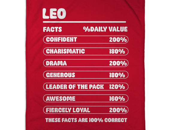 Leo Facts Chart