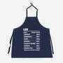 Leo Facts Chart-Unisex-Kitchen-Apron-MaxoArt