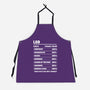 Leo Facts Chart-Unisex-Kitchen-Apron-MaxoArt