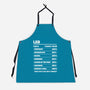 Leo Facts Chart-Unisex-Kitchen-Apron-MaxoArt