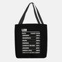 Leo Facts Chart-None-Basic Tote-Bag-MaxoArt