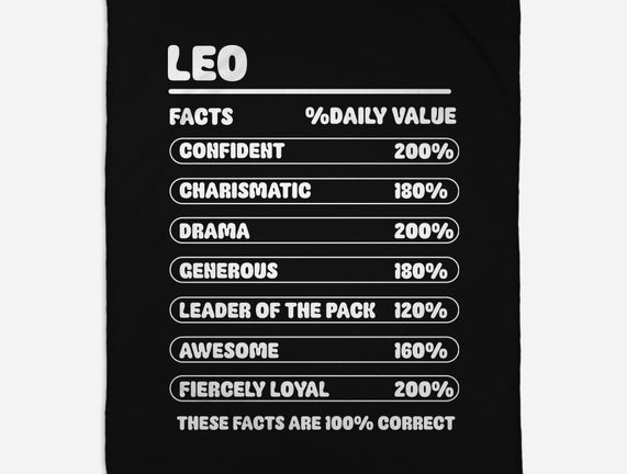 Leo Facts Chart