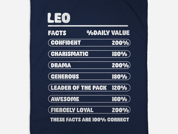 Leo Facts Chart