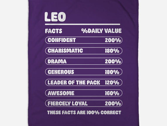 Leo Facts Chart