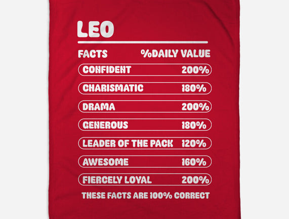 Leo Facts Chart