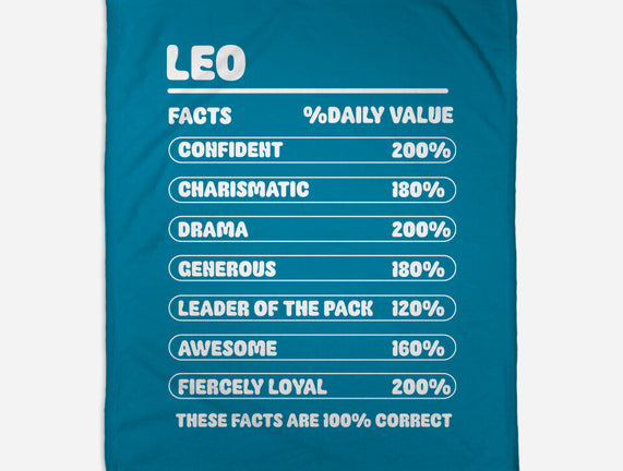 Leo Facts Chart