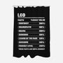 Leo Facts Chart-None-Polyester-Shower Curtain-MaxoArt