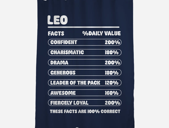 Leo Facts Chart