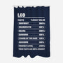 Leo Facts Chart-None-Polyester-Shower Curtain-MaxoArt