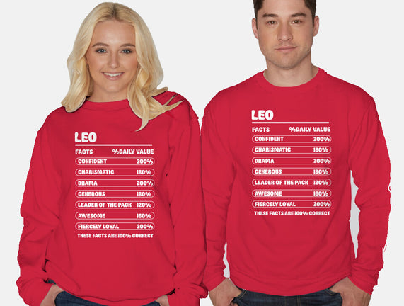 Leo Facts Chart