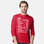 Leo Facts Chart-Mens-Long Sleeved-Tee-MaxoArt