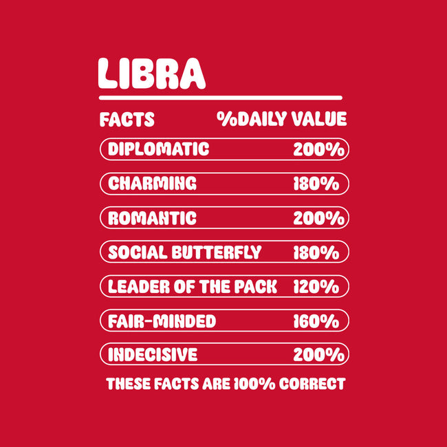 Libra Facts Chart-Unisex-Basic-Tee-MaxoArt