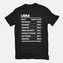 Libra Facts Chart-Unisex-Basic-Tee-MaxoArt
