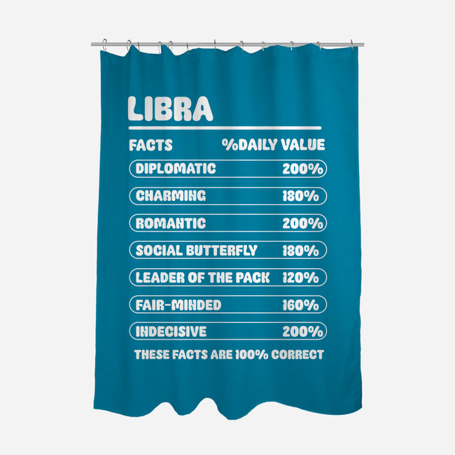 Libra Facts Chart-None-Polyester-Shower Curtain-MaxoArt