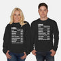 Libra Facts Chart-Unisex-Crew Neck-Sweatshirt-MaxoArt