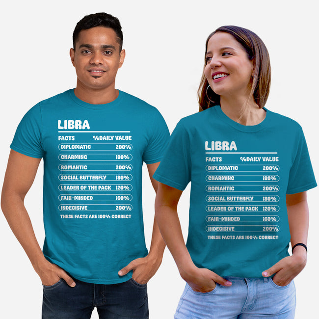 Libra Facts Chart-Unisex-Basic-Tee-MaxoArt
