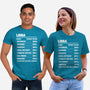 Libra Facts Chart-Unisex-Basic-Tee-MaxoArt