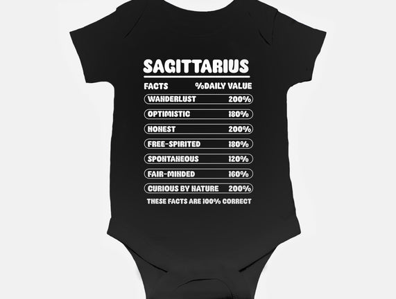 Sagittarius Facts Chart