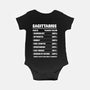Sagittarius Facts Chart-Baby-Basic-Onesie-MaxoArt