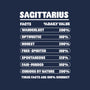 Sagittarius Facts Chart-Mens-Heavyweight-Tee-MaxoArt