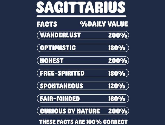 Sagittarius Facts Chart