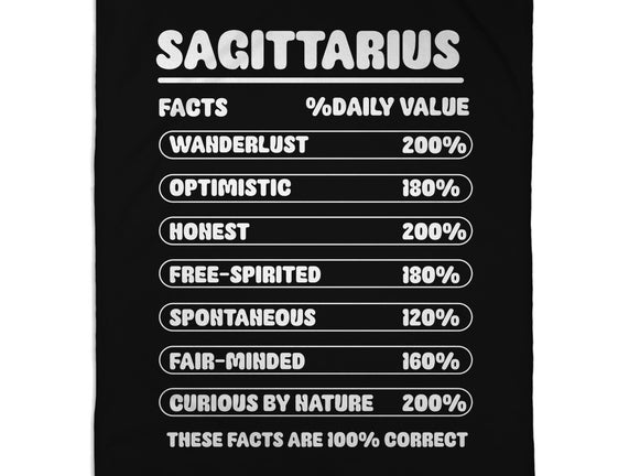 Sagittarius Facts Chart