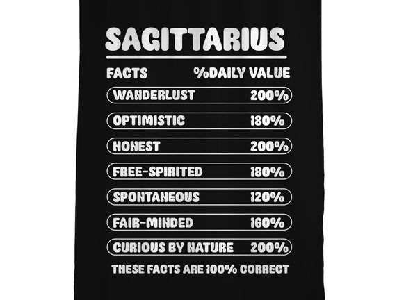 Sagittarius Facts Chart