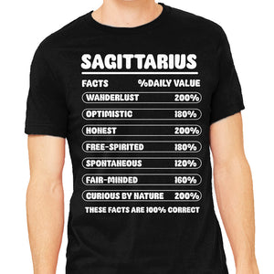 Sagittarius Facts Chart