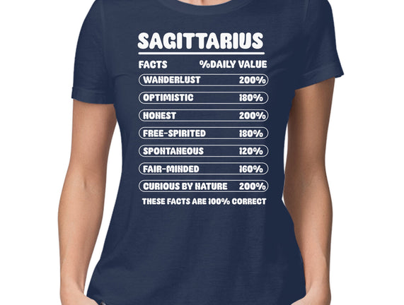 Sagittarius Facts Chart