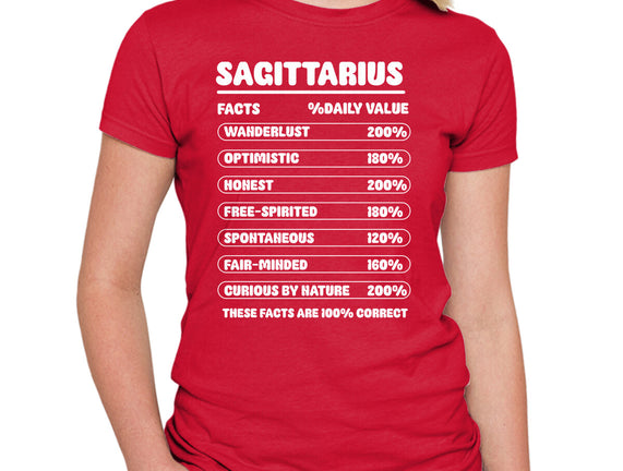 Sagittarius Facts Chart