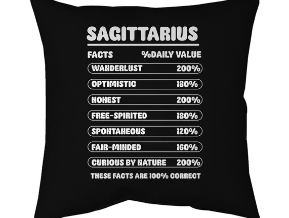 Sagittarius Facts Chart