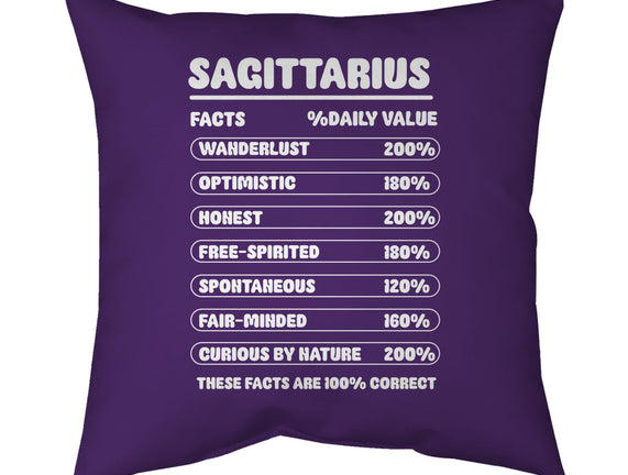 Sagittarius Facts Chart
