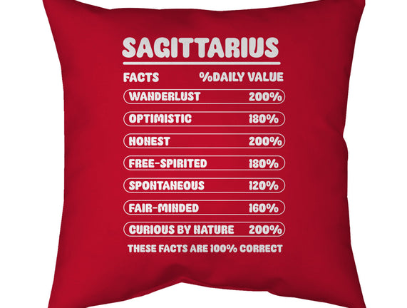 Sagittarius Facts Chart