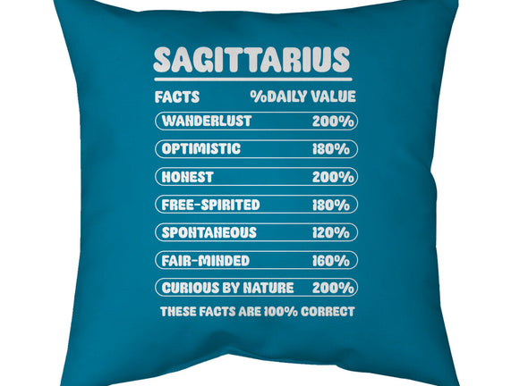 Sagittarius Facts Chart