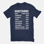 Sagittarius Facts Chart-Mens-Basic-Tee-MaxoArt