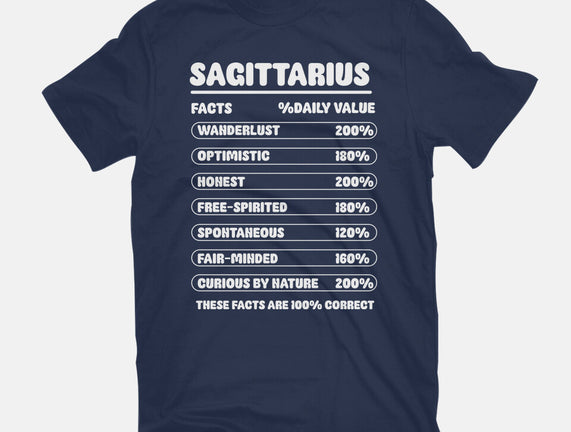 Sagittarius Facts Chart