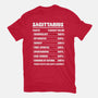 Sagittarius Facts Chart-Mens-Heavyweight-Tee-MaxoArt
