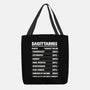 Sagittarius Facts Chart-None-Basic Tote-Bag-MaxoArt