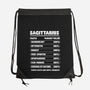 Sagittarius Facts Chart-None-Drawstring-Bag-MaxoArt