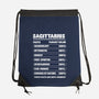 Sagittarius Facts Chart-None-Drawstring-Bag-MaxoArt