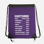 Sagittarius Facts Chart-None-Drawstring-Bag-MaxoArt