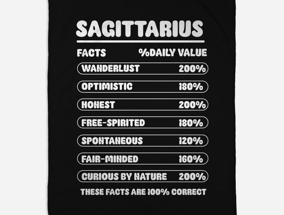 Sagittarius Facts Chart