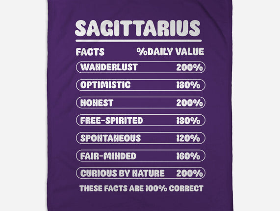 Sagittarius Facts Chart